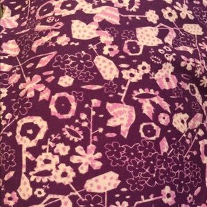 TC2 LuLaRoe legging. Pink & purple flower pattern